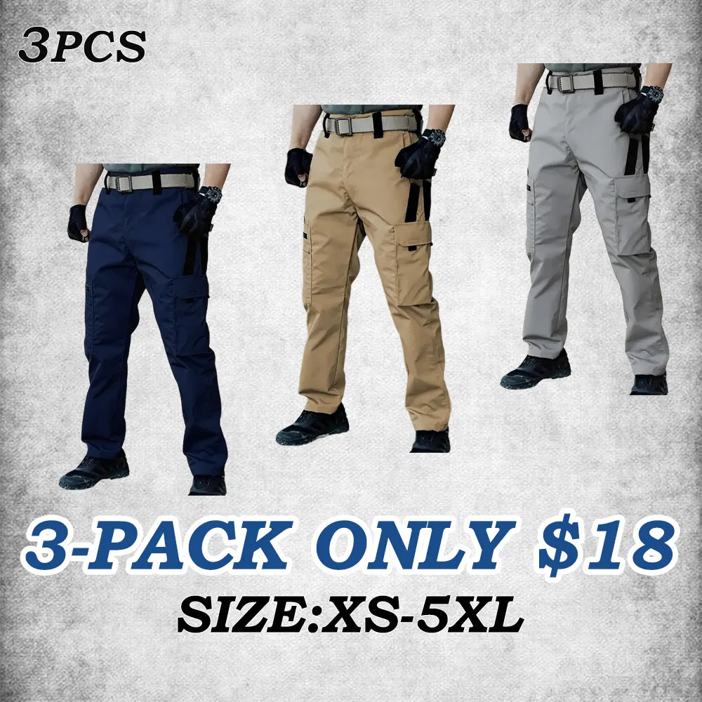 Men's durable waterproof multi-functional cargo pants