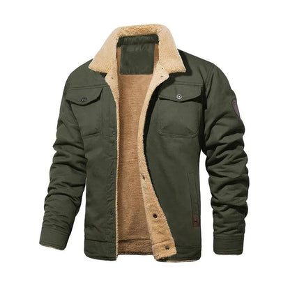 Men's Sherpa Lined Winter Trucker Jacket