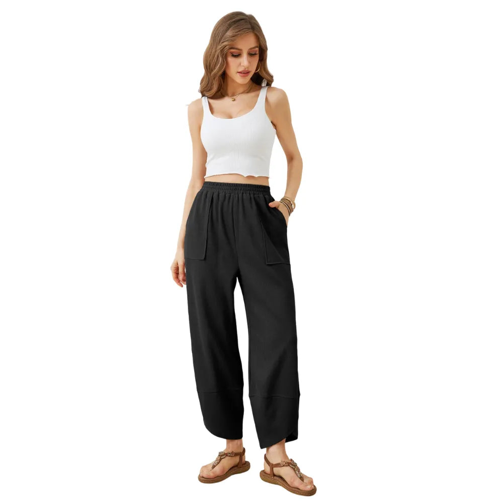 Women's wide-leg relaxed casual pantsone-piece wide-leg trousers