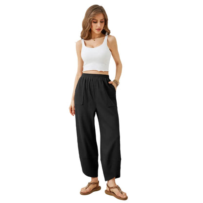 Women's wide-leg relaxed casual pantsone-piece wide-leg trousers