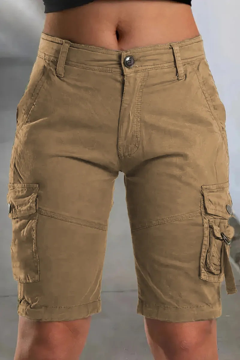 ⚡LIMITED SALE-Flap Pocket Design Bermuda Cargo Shorts