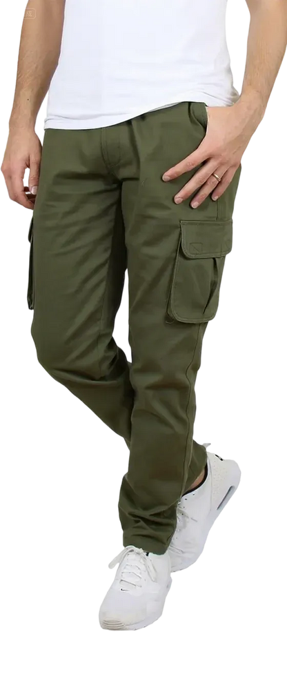 Men's Flex Stretch Cotton Cargo Pants