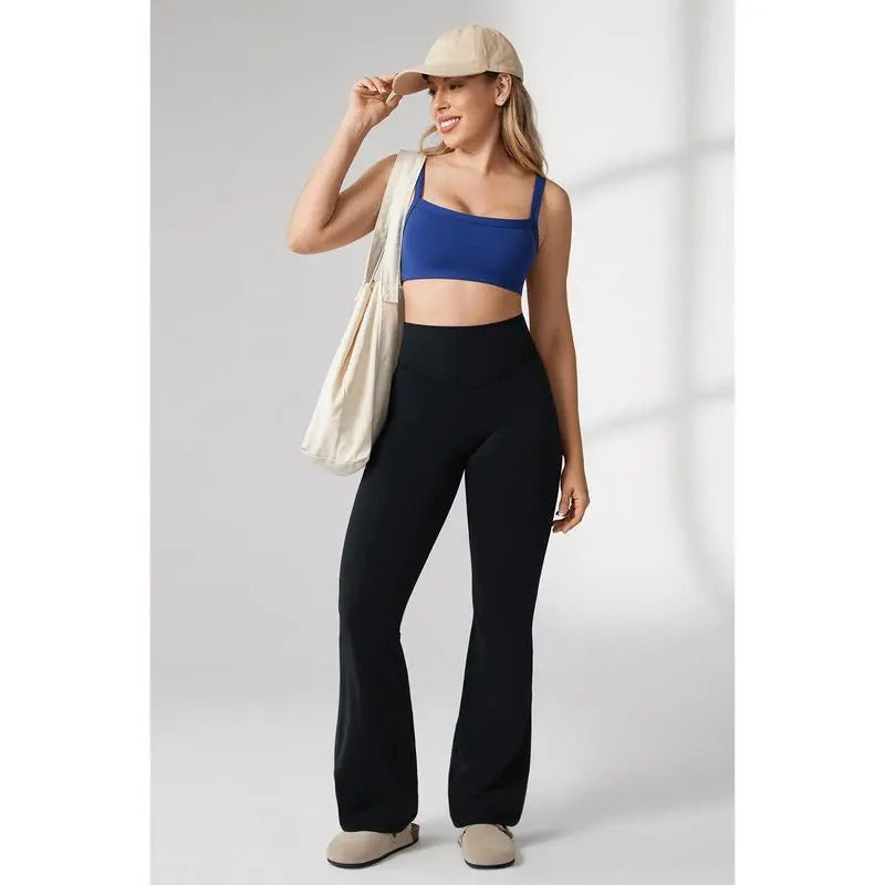 🔥8- PACK No Front Seam Flare Leggings 31"