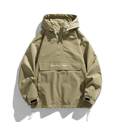 Men's Half Zip Windbreaker Jacket