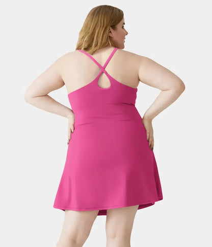 Plush Backless Active Dress-Easy Peezy