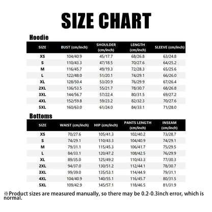 Men's Milano Printed Hoodie and Drawstring Sweatpants Set