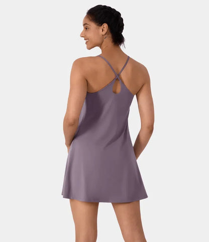 Plush Backless Active Dress-Easy Peezy