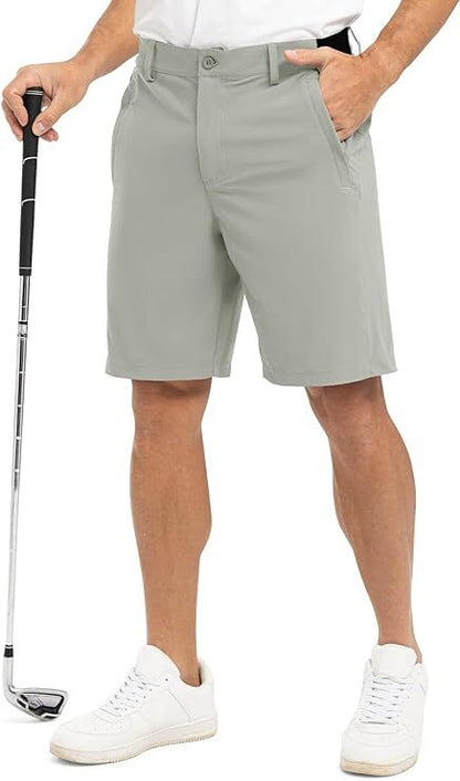 🔥Men's Golf Work Shorts Stretch Waistband Dry Fit