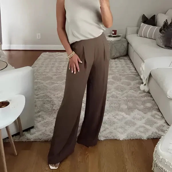 🔥 HOT SALE 50% OFF ✨ Crepe Pleated Women Trousers