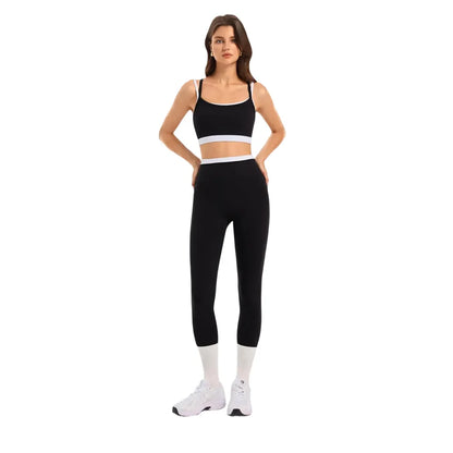 Seamless Leggings & Sports Bra Set with Padded