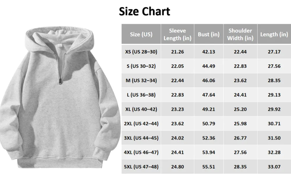 Plain Half Zip Drop Shoulder Essentials Hoodie