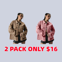 2-Pack (Brown+Baby Pink)