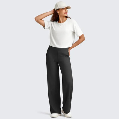 Women Loose High-Waist Business Casual Pants