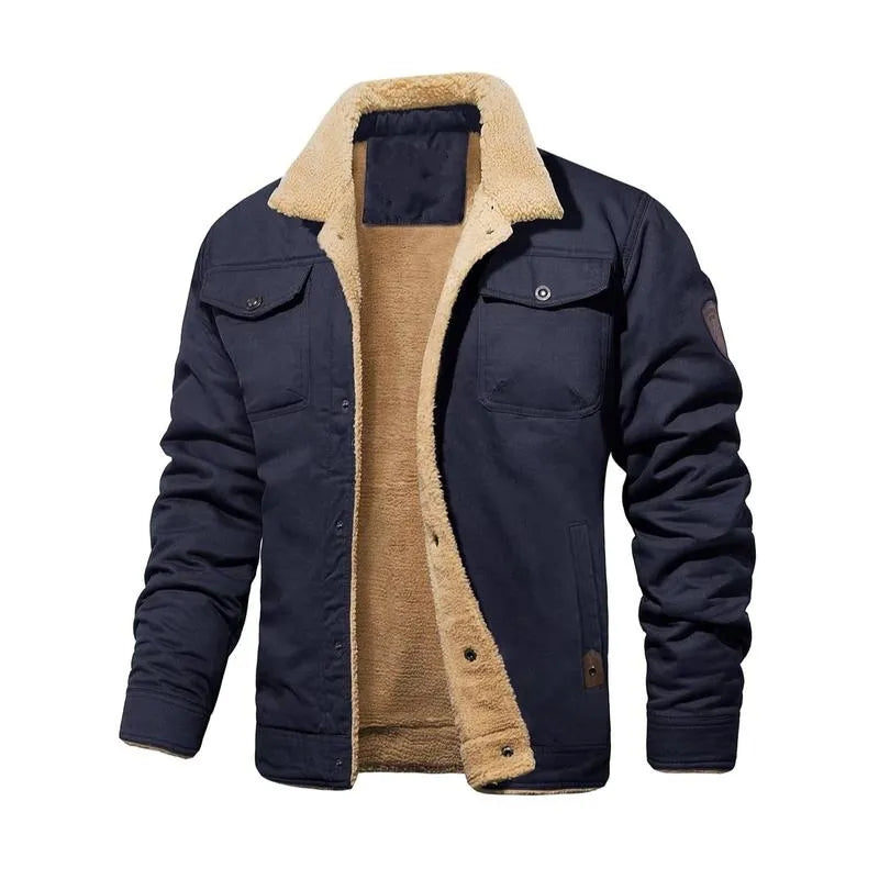 Men's Sherpa Lined Winter Trucker Jacket