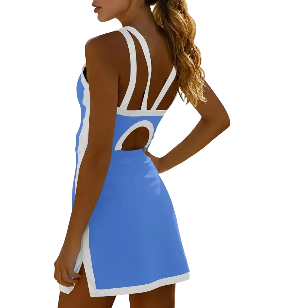 Women's Sleeveless Halter Tennis Dress