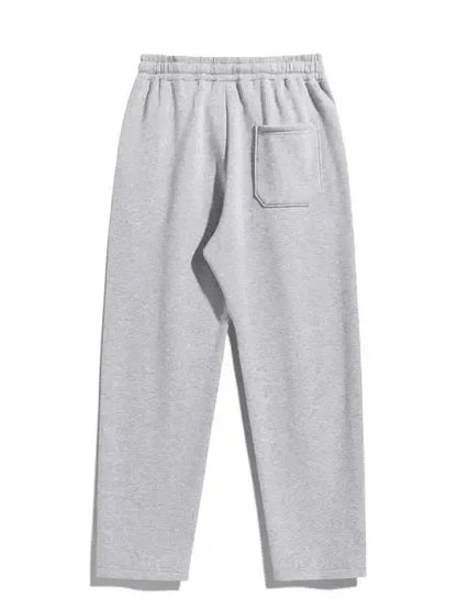 Men's Regular Fit Solid Drawstring Waist Sweatpants