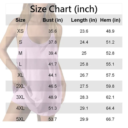 Women's Sleeveless Athletic Dress with Built-In Shorts