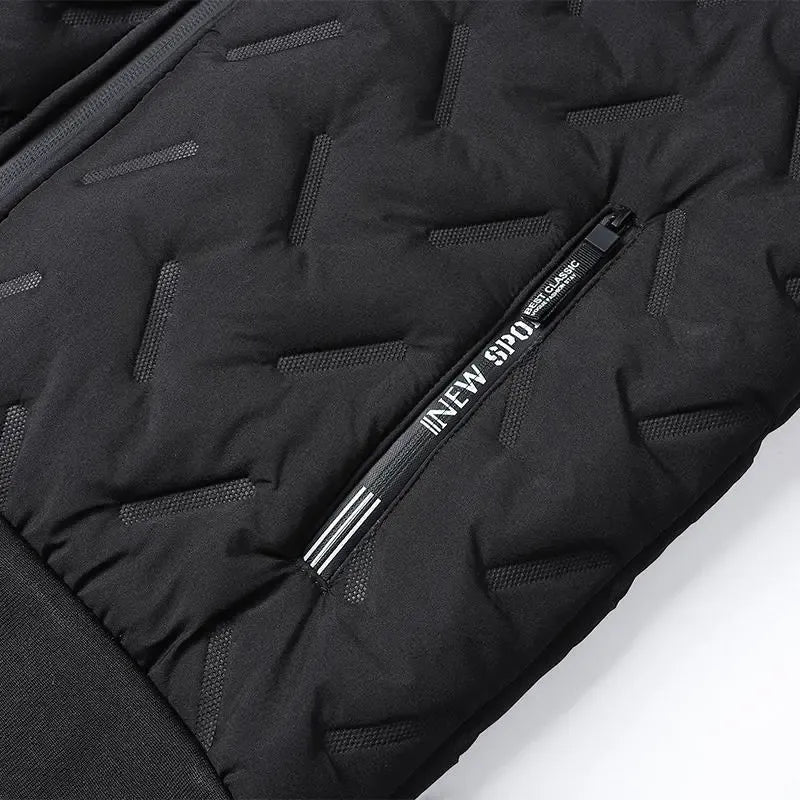 Men's Winter Warm Jacket with Fleece Lining Regular Fit