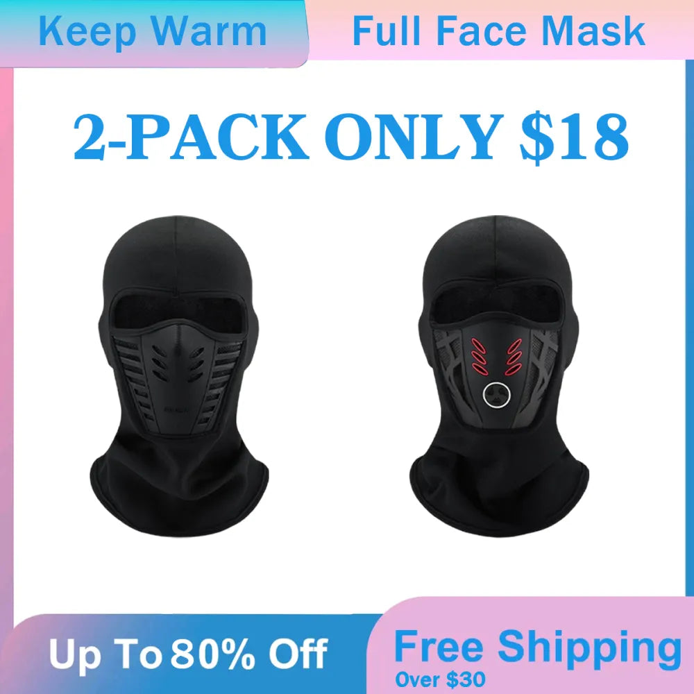 Winter Rider Warm Anti-Haze Balaclava Full Face Mask