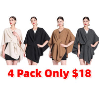 4-Pack(Maroon+Black+Fawn Brown+Dark Gray)