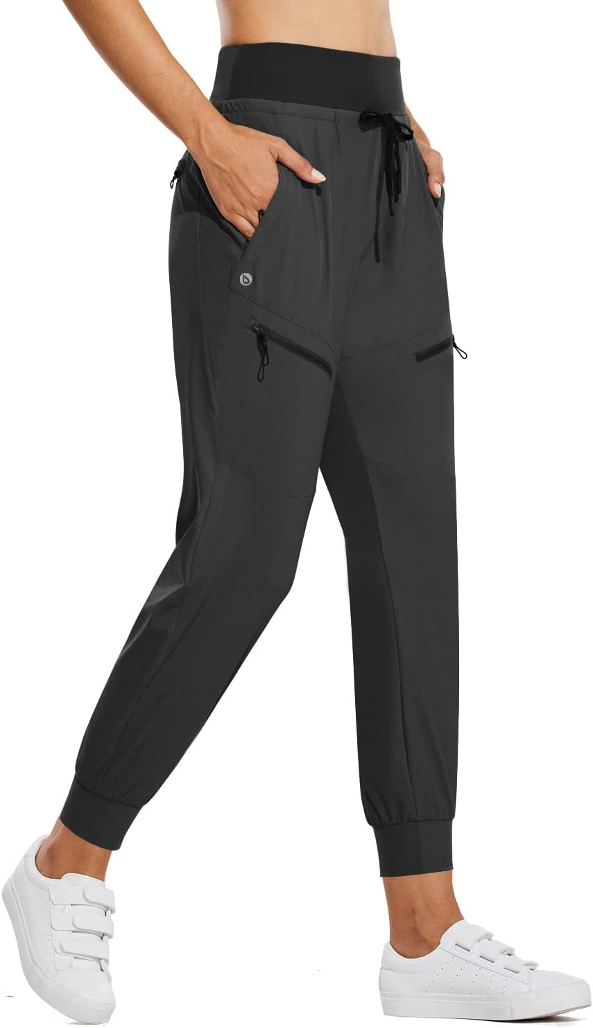 ⏰8-PACK ONLY $24.99-Women's UPF50+ Quick-Dry Joggers: High Waist Hiking Pants w/5 Zips