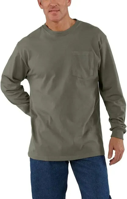 🔥Last Day 89% OFF🔥 CHT Men's K87&K126 Workwear Loose Fit Heavyweight Short-Sleeve Pocket T-Shirt (Also Available in Regular & Tall)