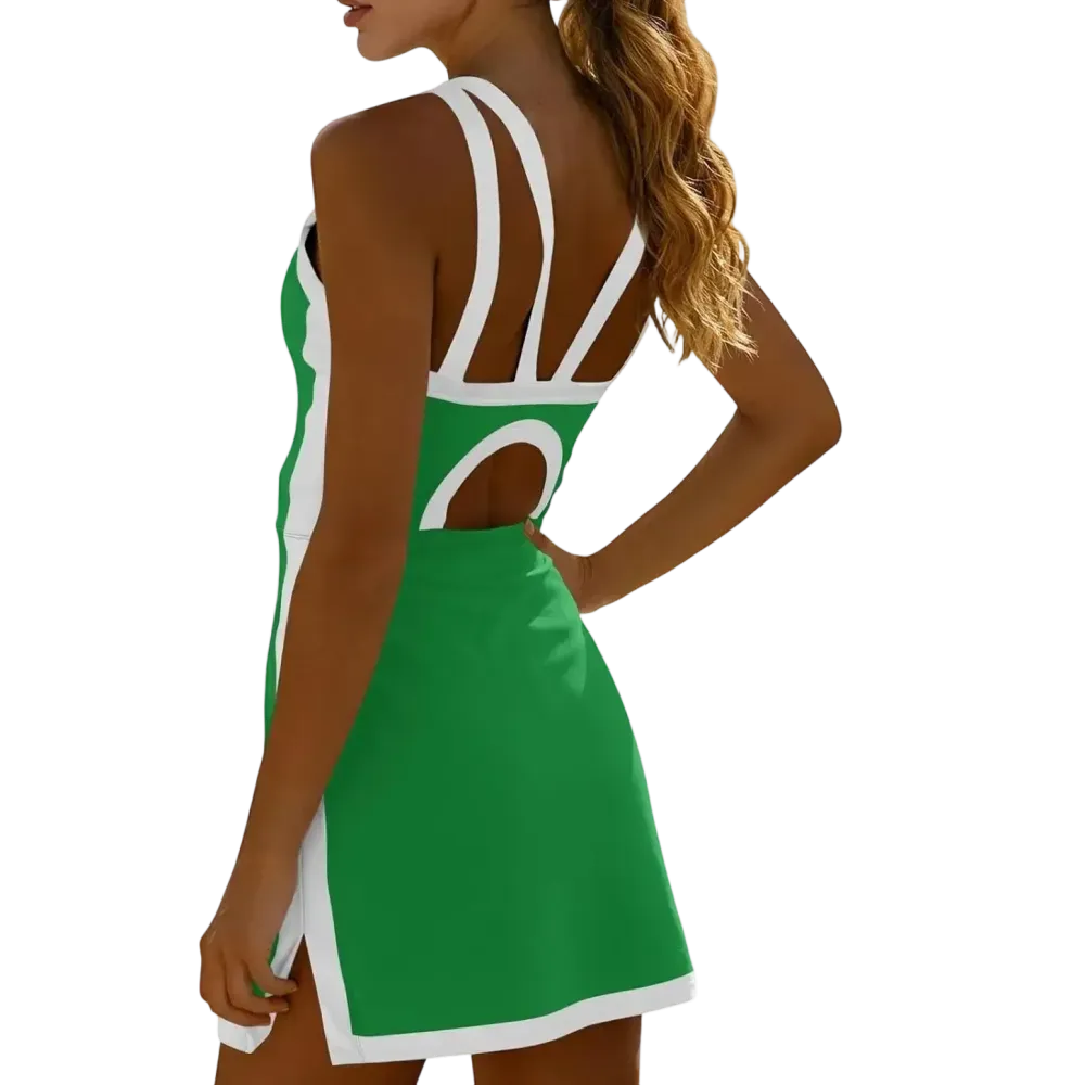 Women's Sleeveless Halter Tennis Dress