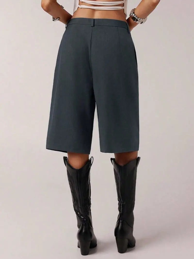 Women's Bermuda Shorts – Comfortable Fit Business Casual Summer Shorts