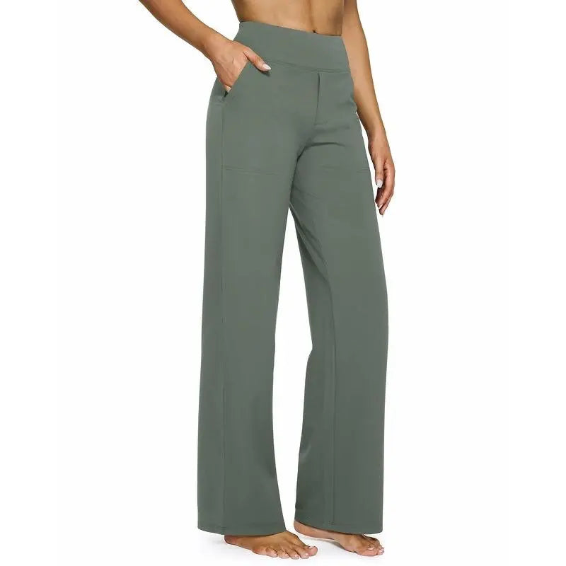 🔥8- PACK Women Loose High-Waist Business Casual Pants