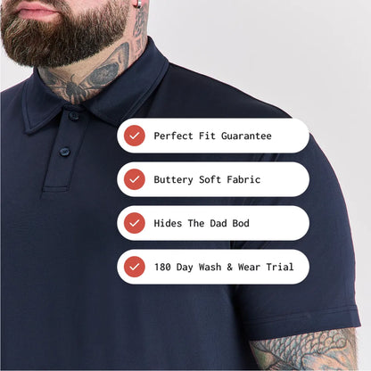 All-Black Polo 3-Pack