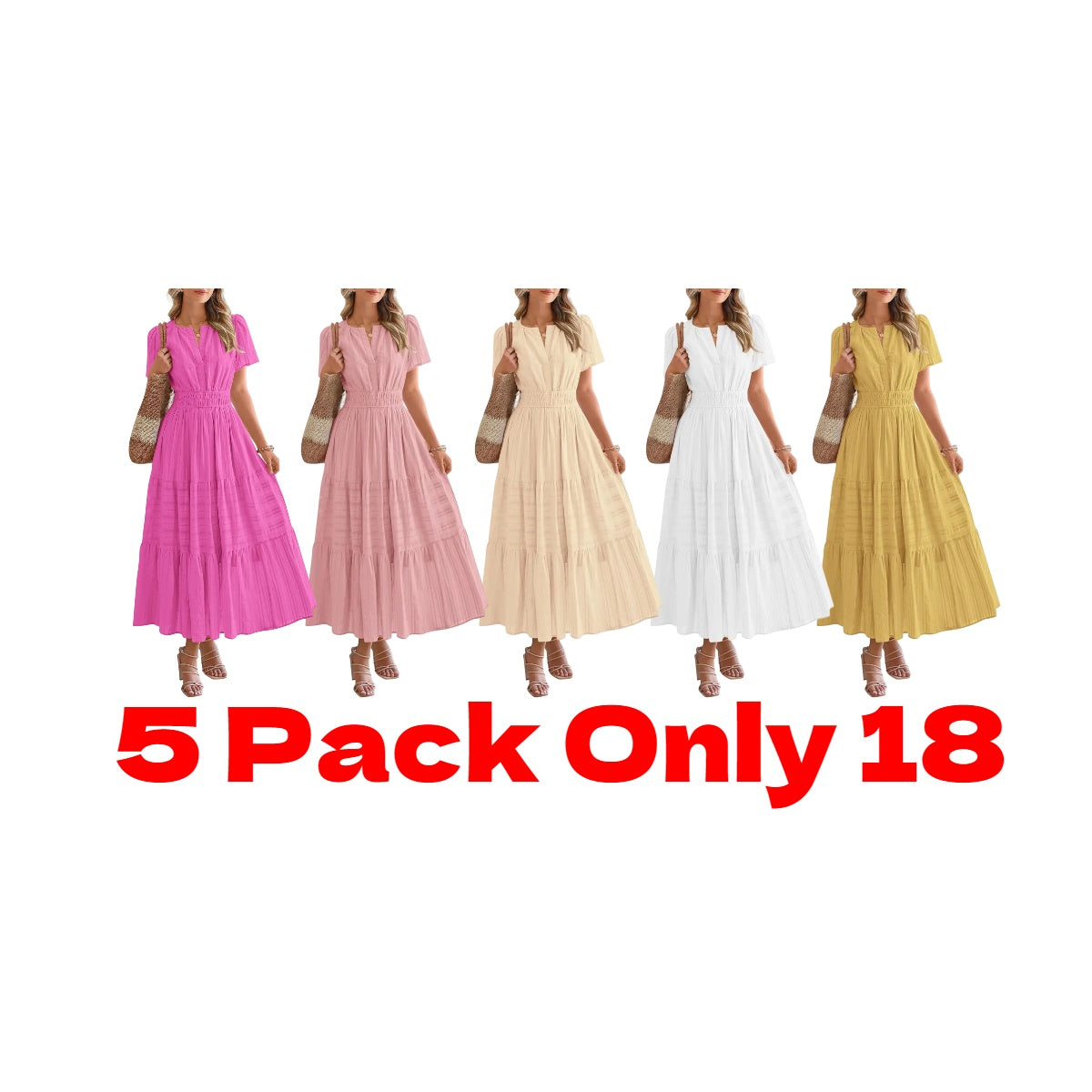 Women's Summer 2026 Casual Maxi Dress