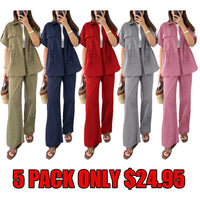 5 PACK -$24.95(Army green+Navy Red+Gray+Pink)