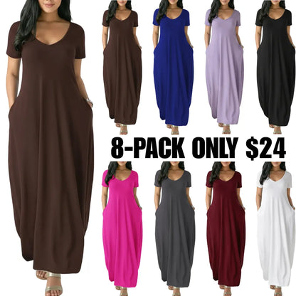 Women's Long Fitted Dress