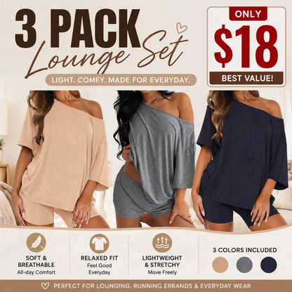 Women’s Off-Shoulder Lounge Set