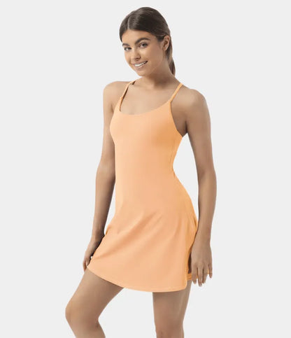 Plush Backless Active Dress-Easy Peezy