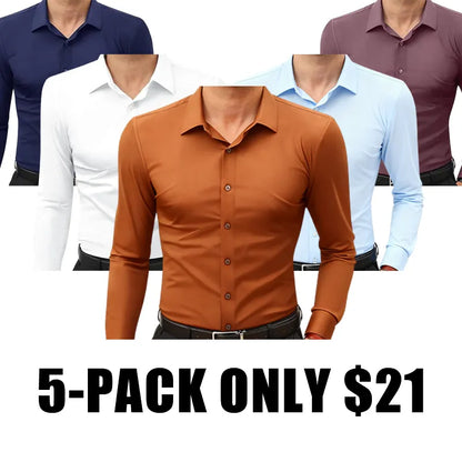 Men’s Long-Sleeve Stretch Shirt