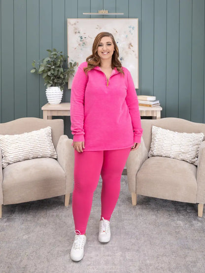 1/4 Zip "Lived - In" Garment Washed Pullover by DD Design | S-5XL