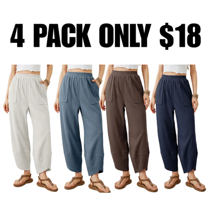 Women's wide-leg relaxed casual pantsone-piece wide-leg trousers