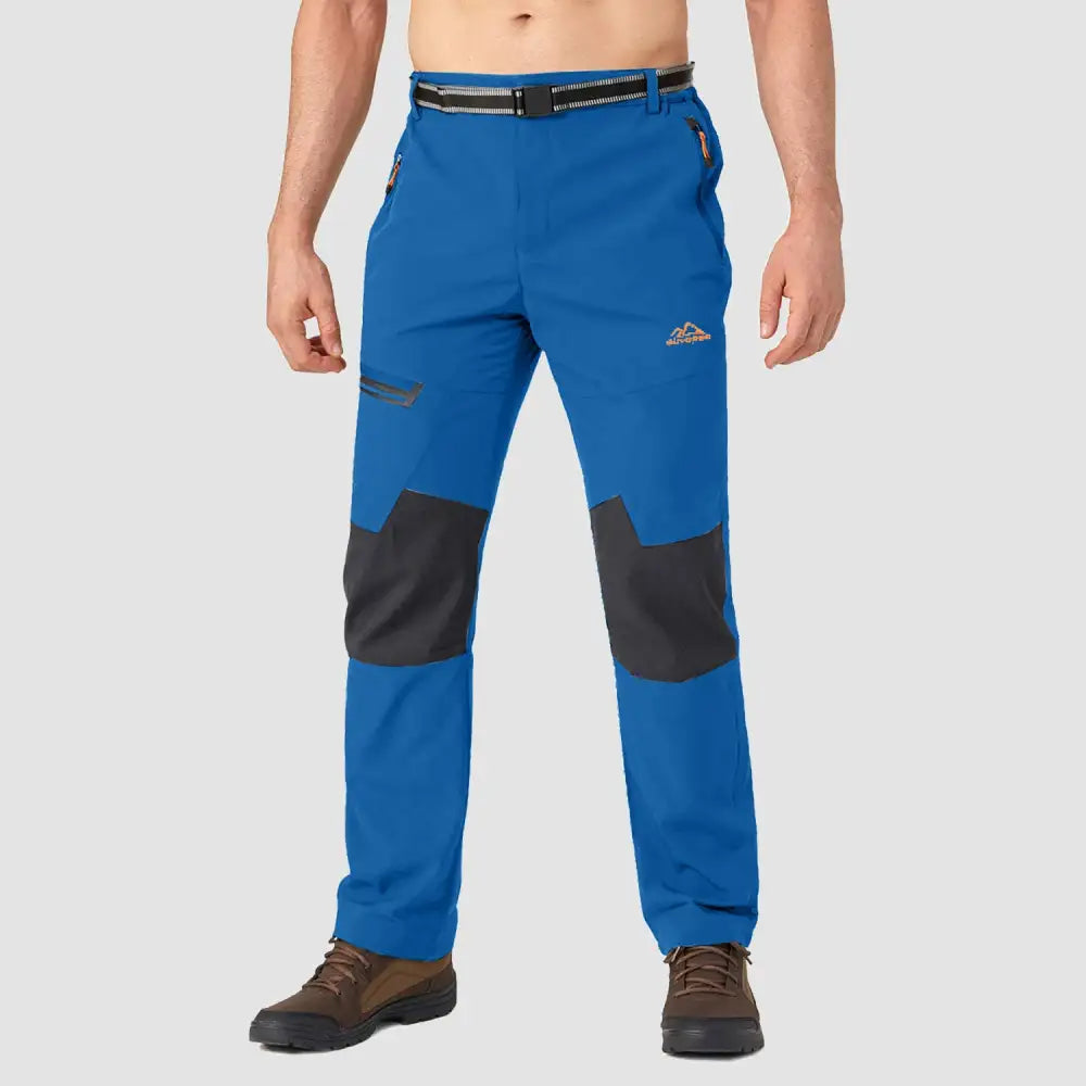 Men's Fleece-Lined Winter Ski Pants – Water-Resistant with 4 Zip Pockets