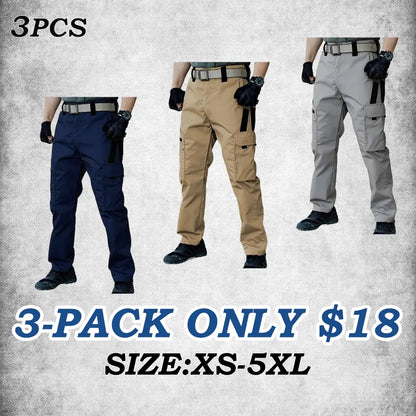 Men's durable waterproof multi-functional cargo pants