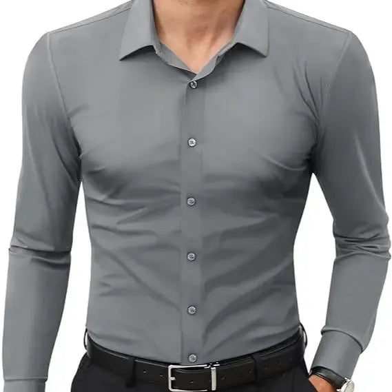 Men’s Long-Sleeve Stretch Shirt