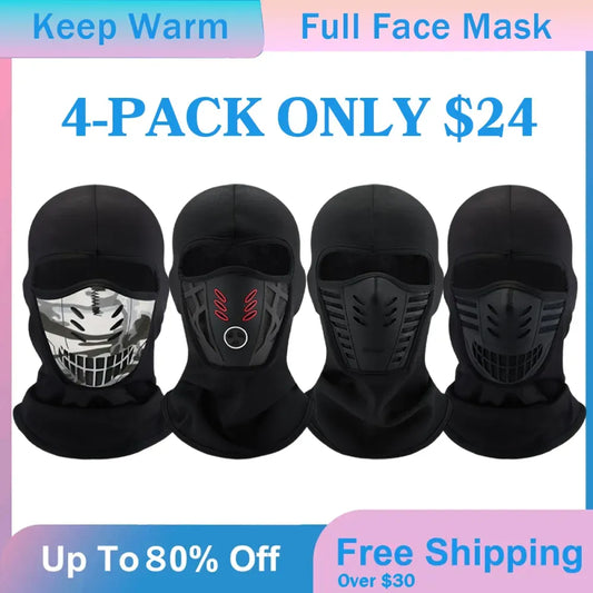 Winter Rider Warm Anti-Haze Balaclava Full Face Mask