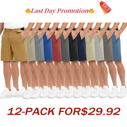 🔥Last day promotion🔥Men's Stretch Quick Dry Casual Work Golf Shorts