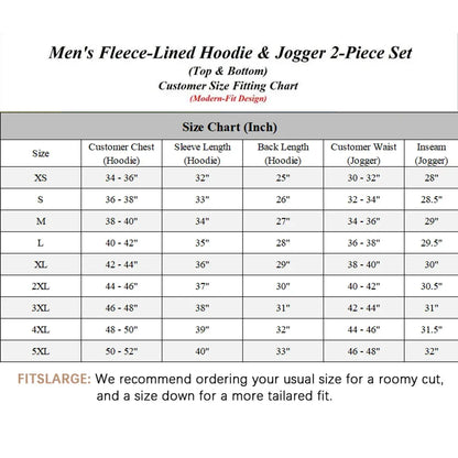 Men’s Multi Pack Fleece Zip Hoodie & Jogger Sets