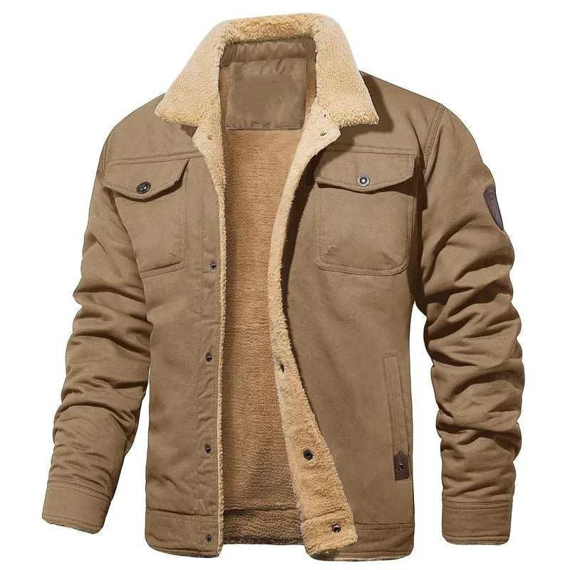 Men's Sherpa Lined Winter Trucker Jacket