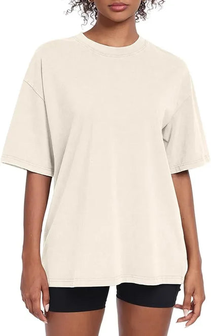 Acid Wash Unisex Oversized Cotton Comfort Tee