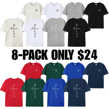 Jesus Has My Back Print T Shirt