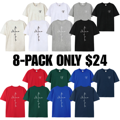 Jesus Has My Back Print T Shirt