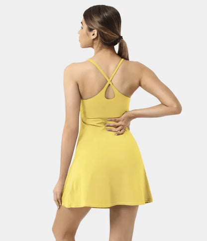 Plush Backless Active Dress-Easy Peezy