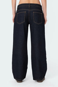 Indigo Blue Raw Washed